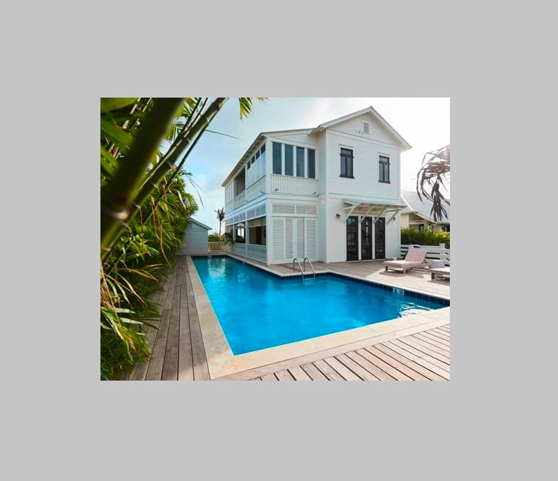 villa with pool at Mahogany Bay Resort