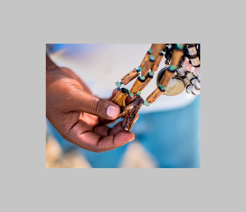 Beaded jewelry by local artisans