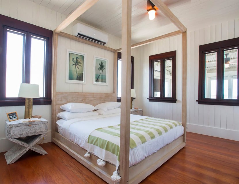 Bedroom at the 3 bedroom townhome at Mahogany Bay Resort & Beach Club