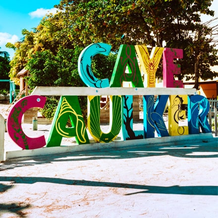 Sign in Caye Caulker, Belize