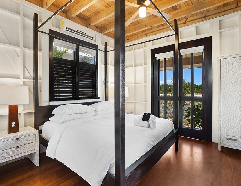 Master bedroom at the Family Cottage with Pool Property at Mahogany Bay Resort & Beach Club